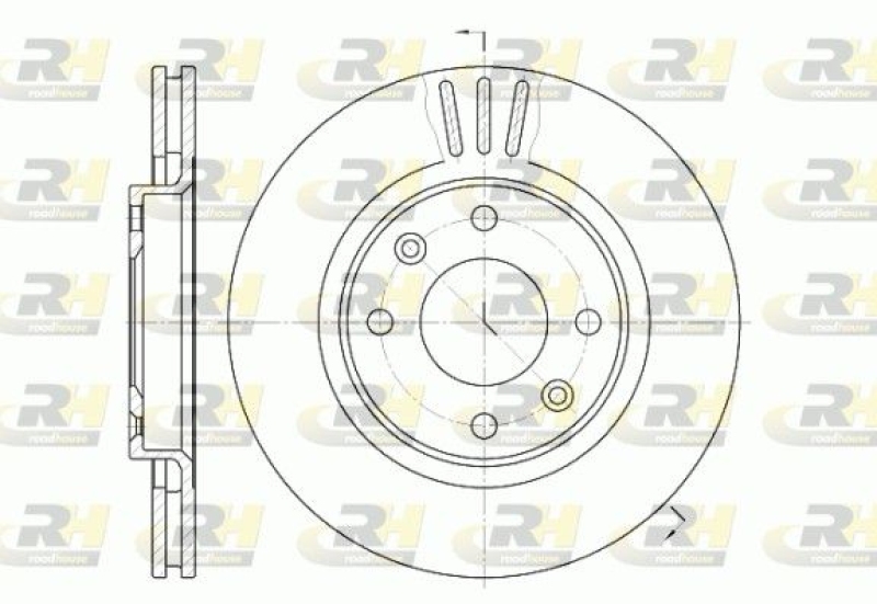 2x ROADHOUSE Bremsscheibe