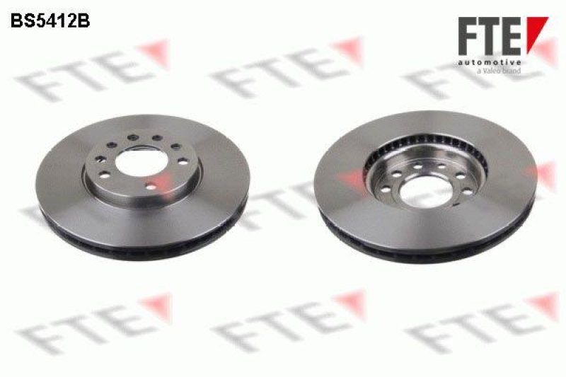 2x FTE Bremsscheibe COATED RANGE