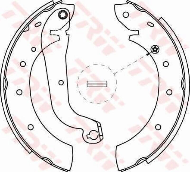 TRW Brake Shoe Set