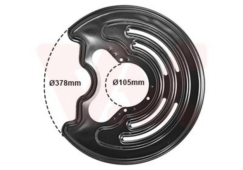 VAN WEZEL Splash Panel, brake disc