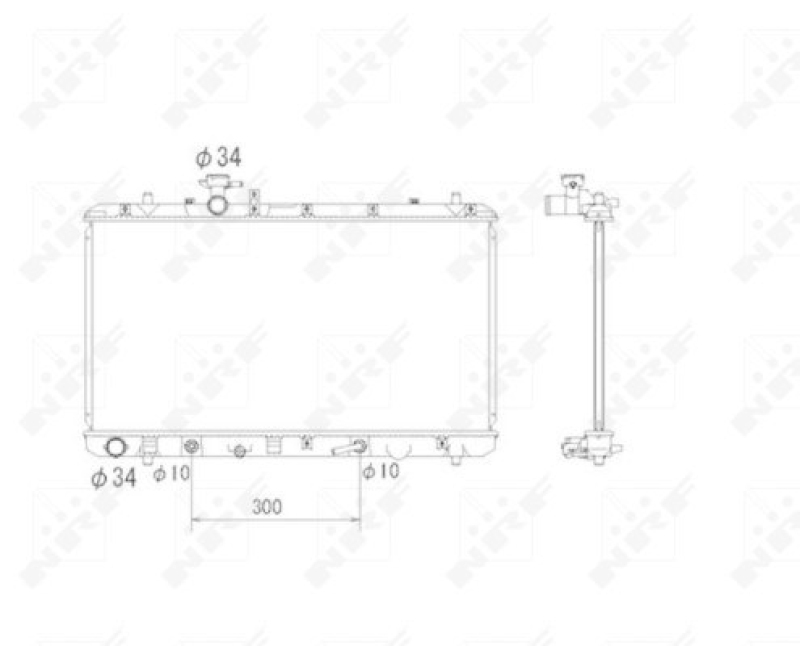 NRF Radiator, engine cooling