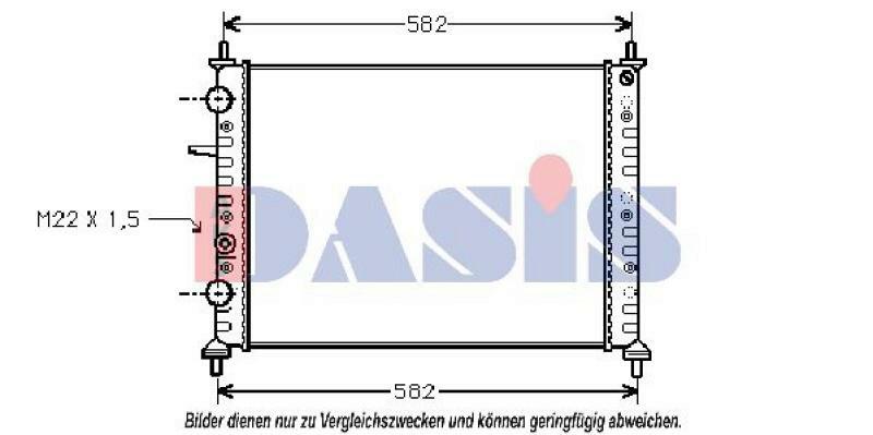 AKS DASIS Kühler, Motorkühlung