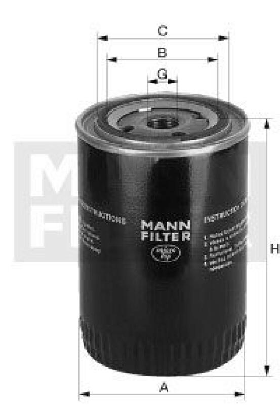 MANN-FILTER Ölfilter