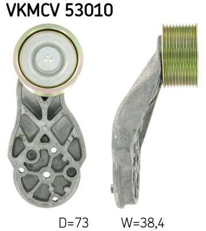 SKF Umlenk-/Führungsrolle, Keilrippenriemen