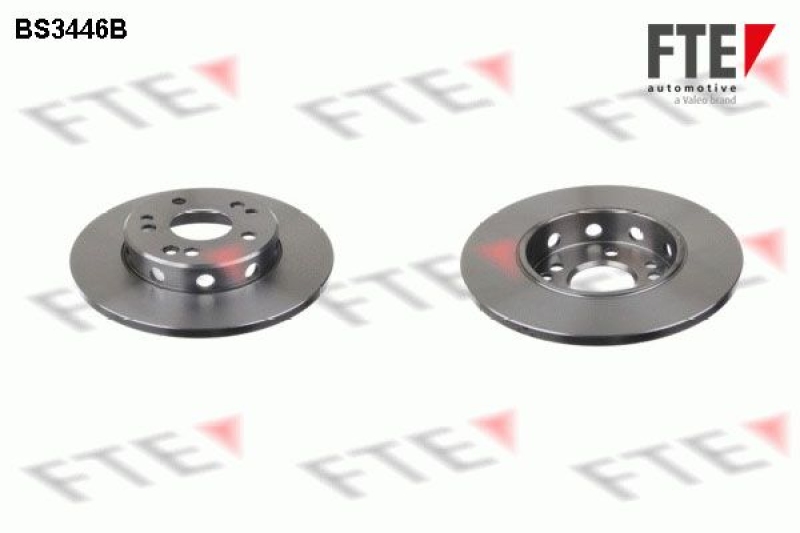 2x FTE Bremsscheibe COATED RANGE