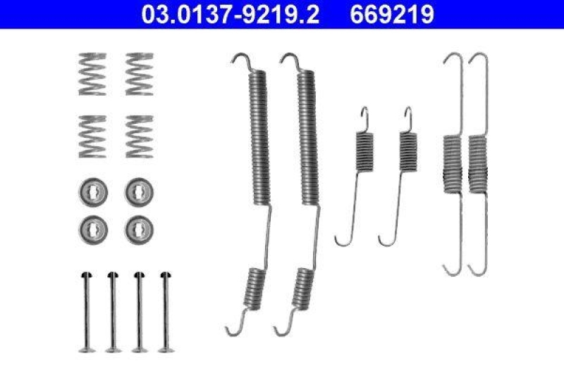 ATE Accessory Kit, brake shoes