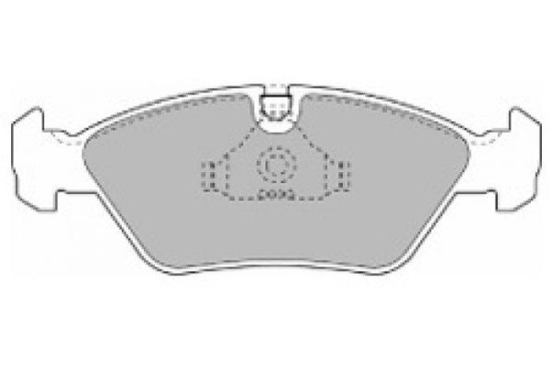 MAPCO Bremsbelagsatz, Scheibenbremse 6186