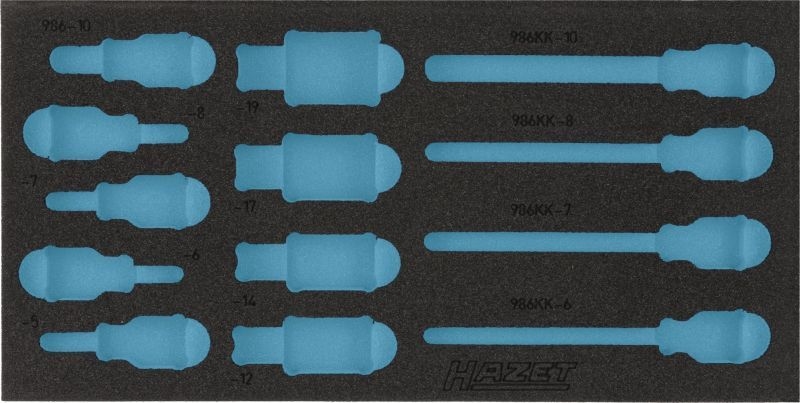 HAZET Foam Insert, assortment box