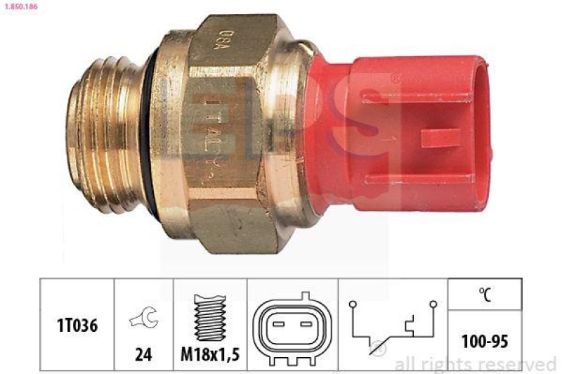 EPS Temperaturschalter, Kühlerlüfter Made in Italy - OE Equivalent