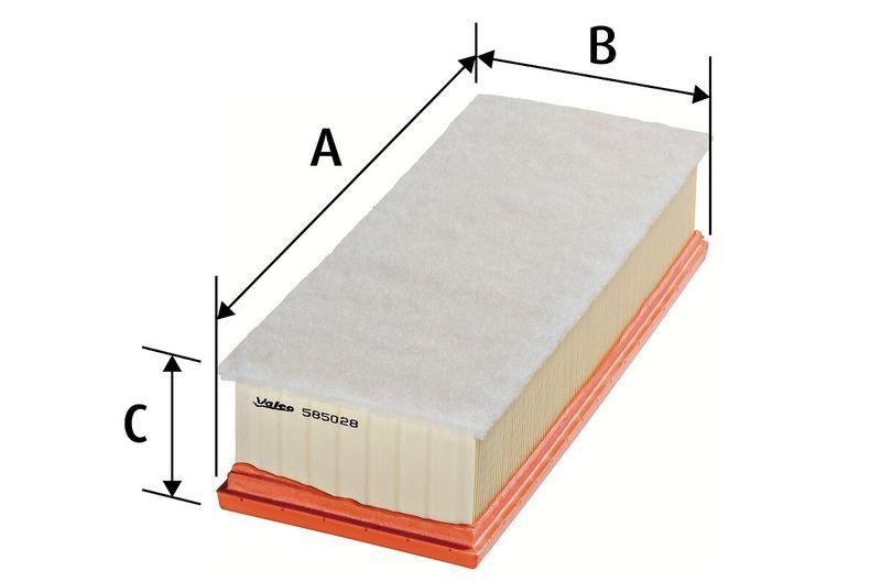 VALEO Luftfilter 585028