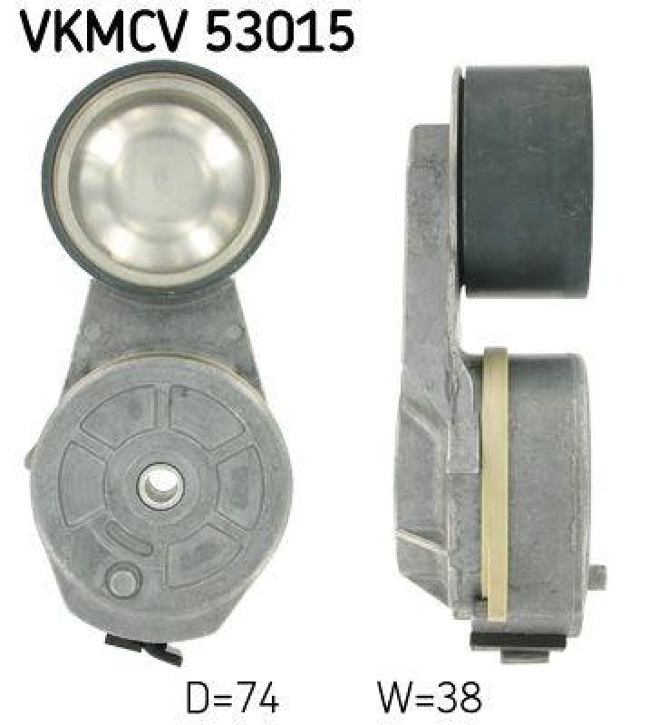 SKF Tensioner Pulley, v-ribbed belt