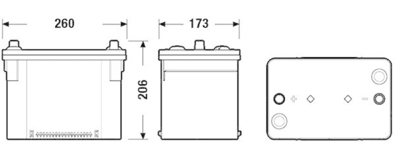 EXIDE Starterbatterie AGM