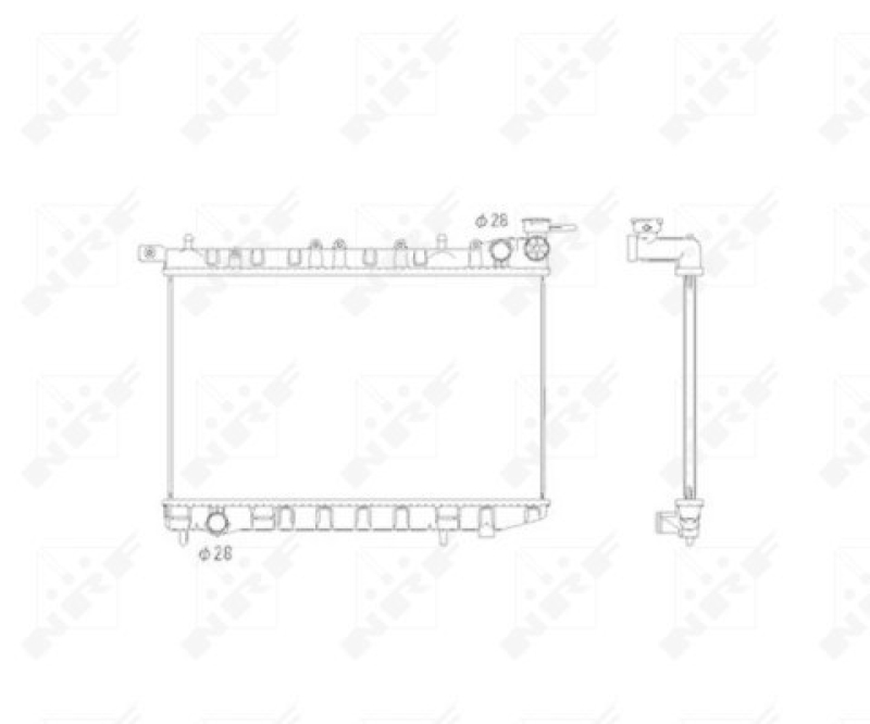 NRF Radiator, engine cooling