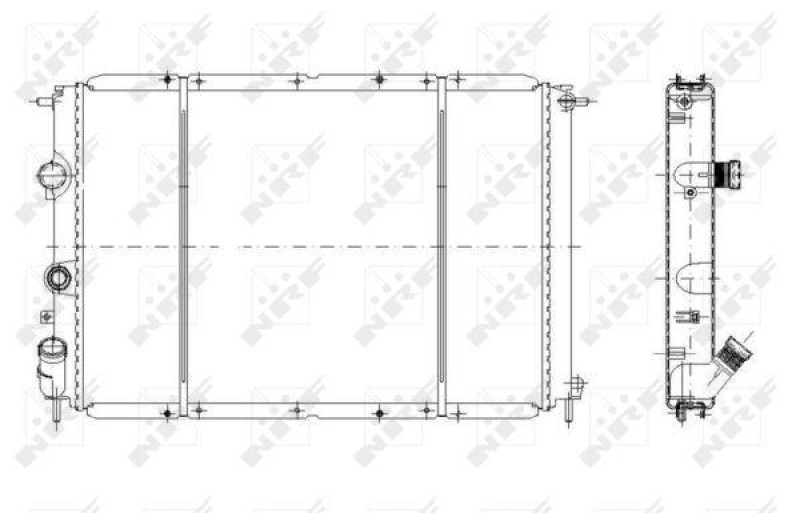 NRF Radiator, engine cooling