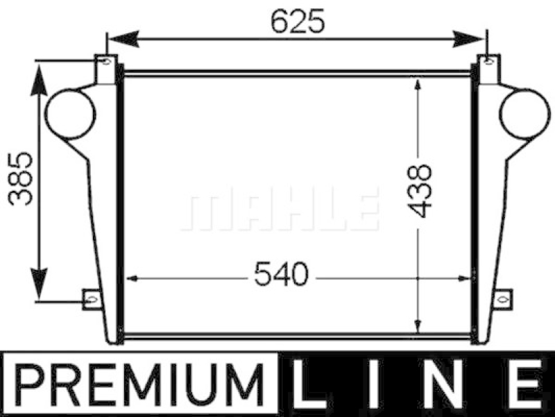 MAHLE Charge Air Cooler BEHR *** PREMIUM LINE ***