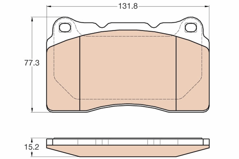 TRW Brake Pad Set, disc brake