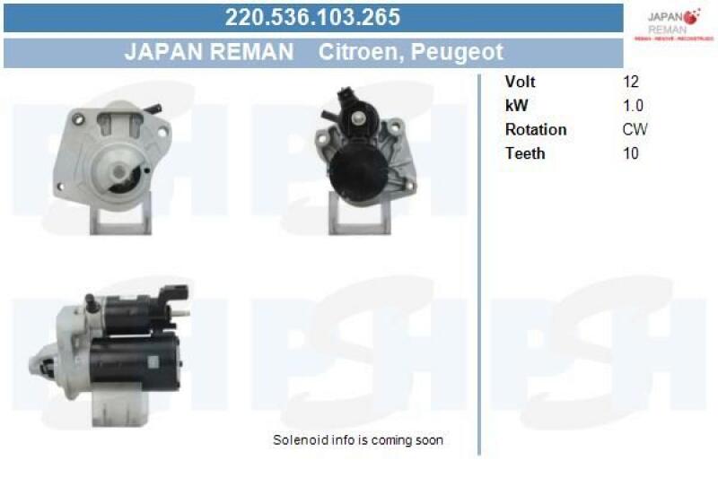 BV PSH Starter 220536103265