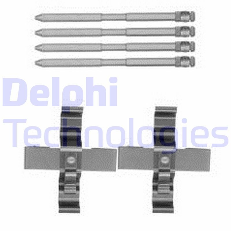 DELPHI Accessory Kit, disc brake pad