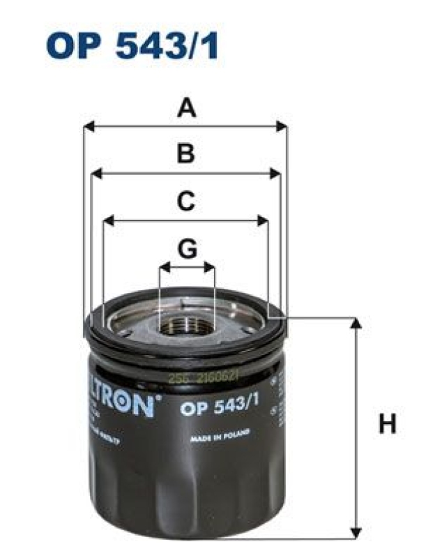 FILTRON Ölfilter