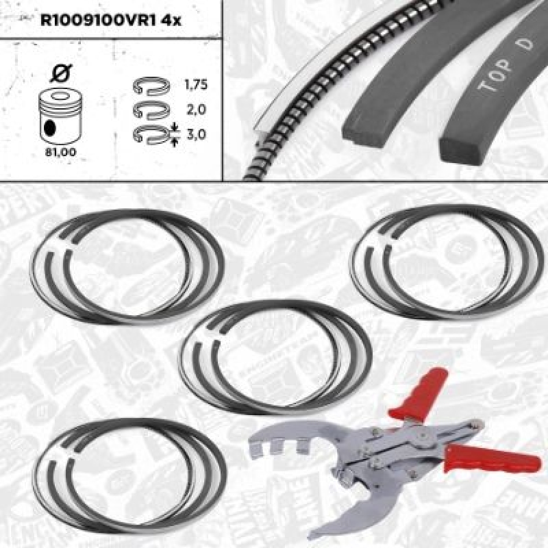 ET ENGINETEAM Piston Ring Kit