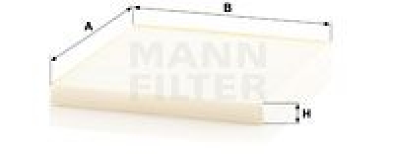 MANN-FILTER Filter, Innenraumluft