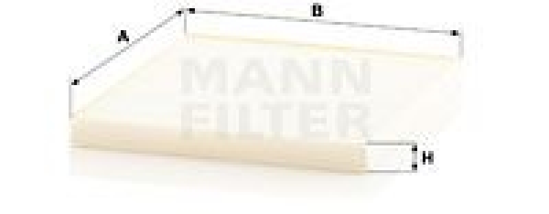 MANN-FILTER Filter, Innenraumluft