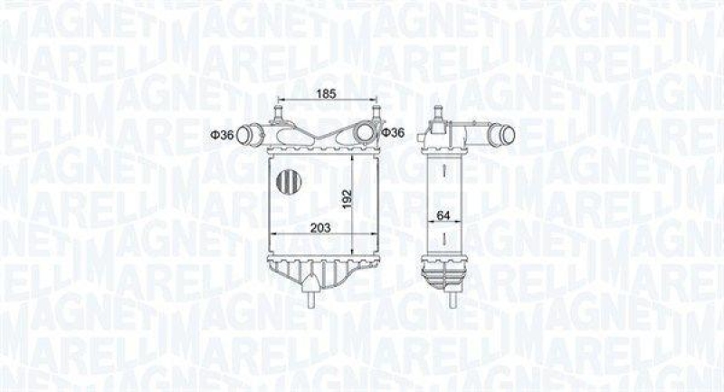 MAGNETI MARELLI Ladeluftk&uuml;hler 351319204080