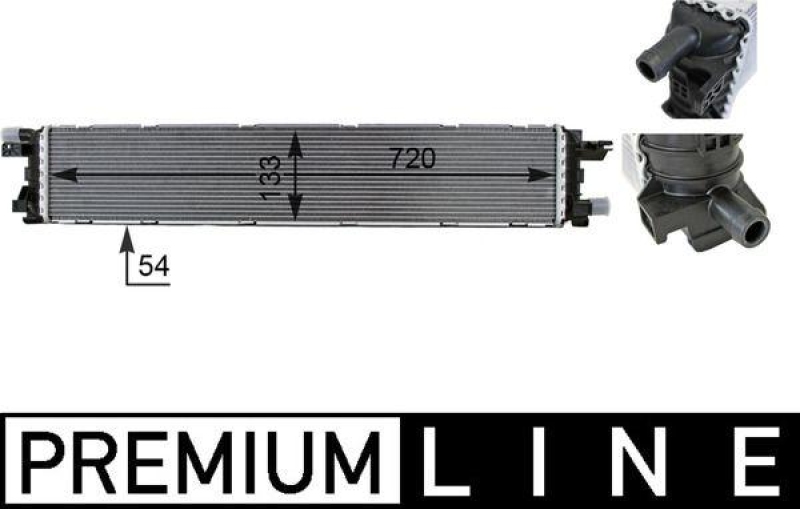 MAHLE Niedertemperaturkühler, Ladeluftkühler PREMIUM LINE