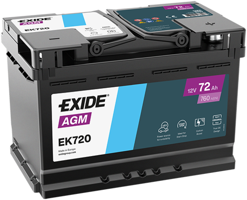 EXIDE Starterbatterie AGM