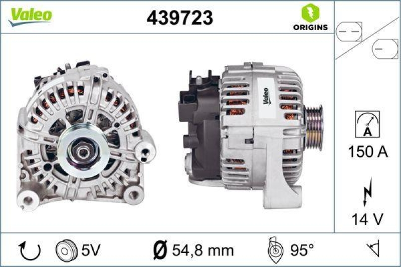 VALEO Generator VALEO ORIGINS NEW OE TECHNOLOGIE