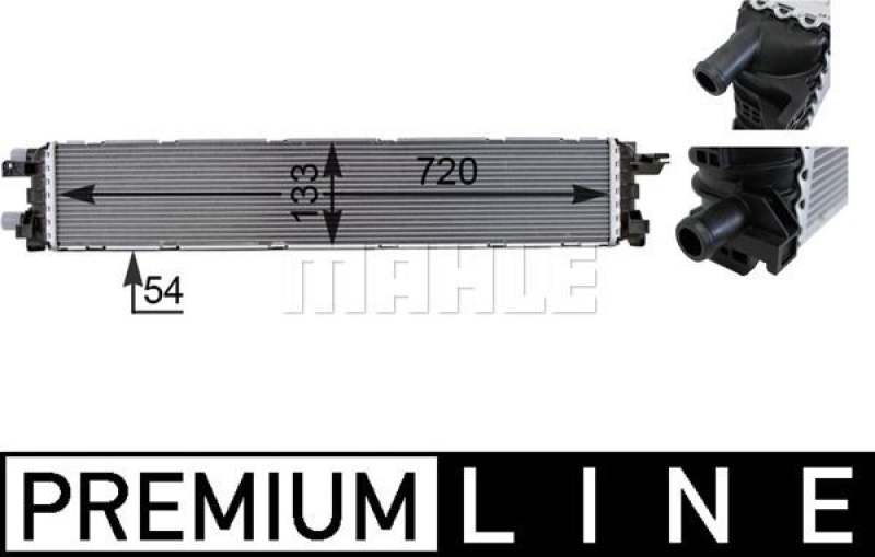 MAHLE Niedertemperaturkühler, Ladeluftkühler BEHR *** PREMIUM LINE ***