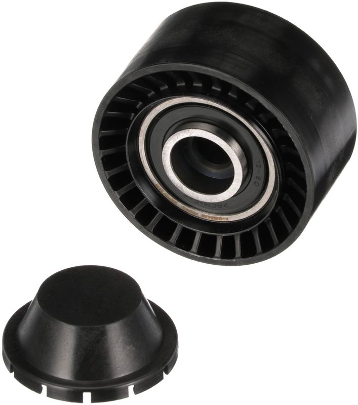 GATES Deflection/Guide Pulley, V-ribbed belt DriveAlign&reg;