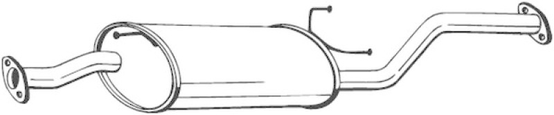 BOSAL Centre Muffler