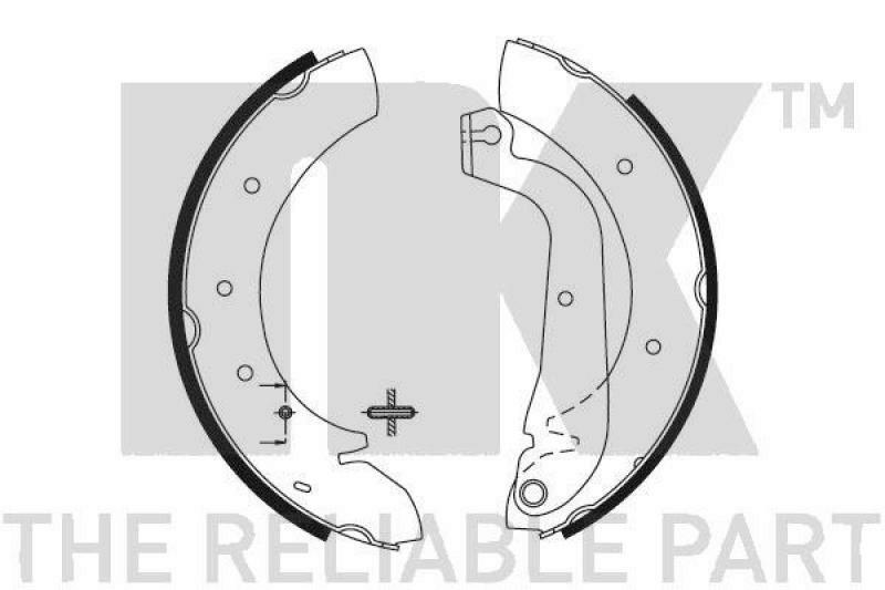 NK Brake Shoe Set