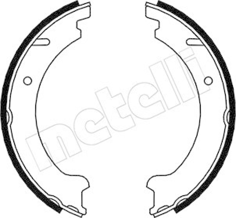 METELLI Brake Shoe Set, parking brake