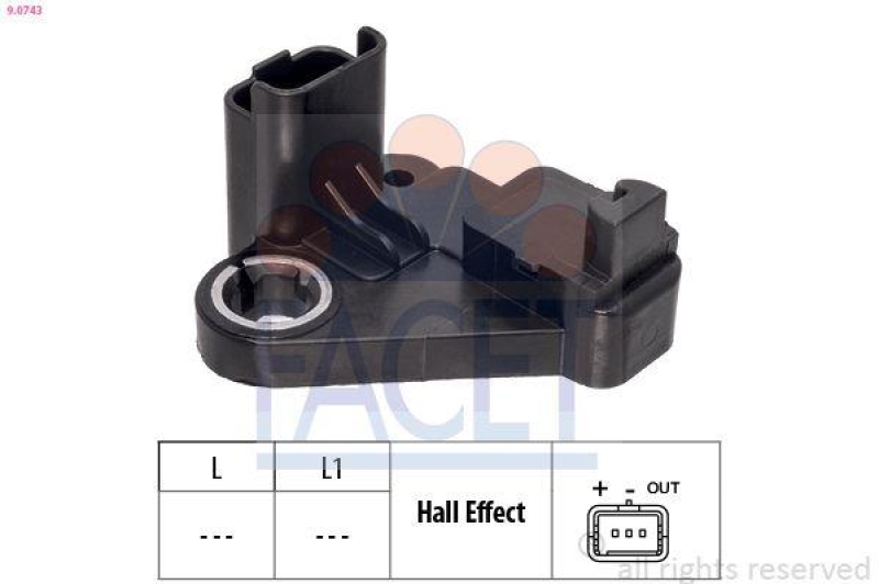 FACET Sensor, crankshaft pulse OE Equivalent
