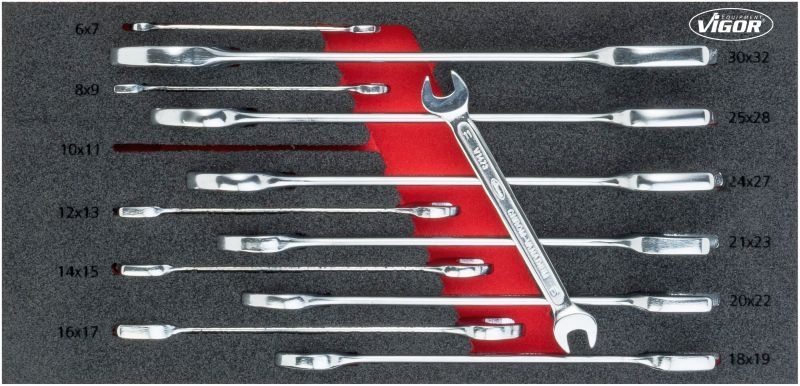 VIGOR Open-end Spanner Set