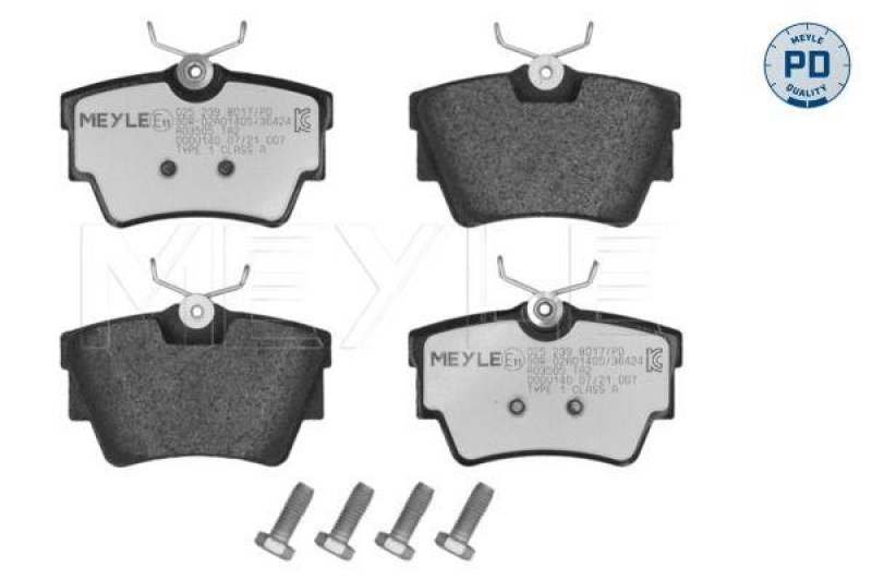 MEYLE Bremsbelagsatz, Scheibenbremse MEYLE-PD: Advanced performance and design.