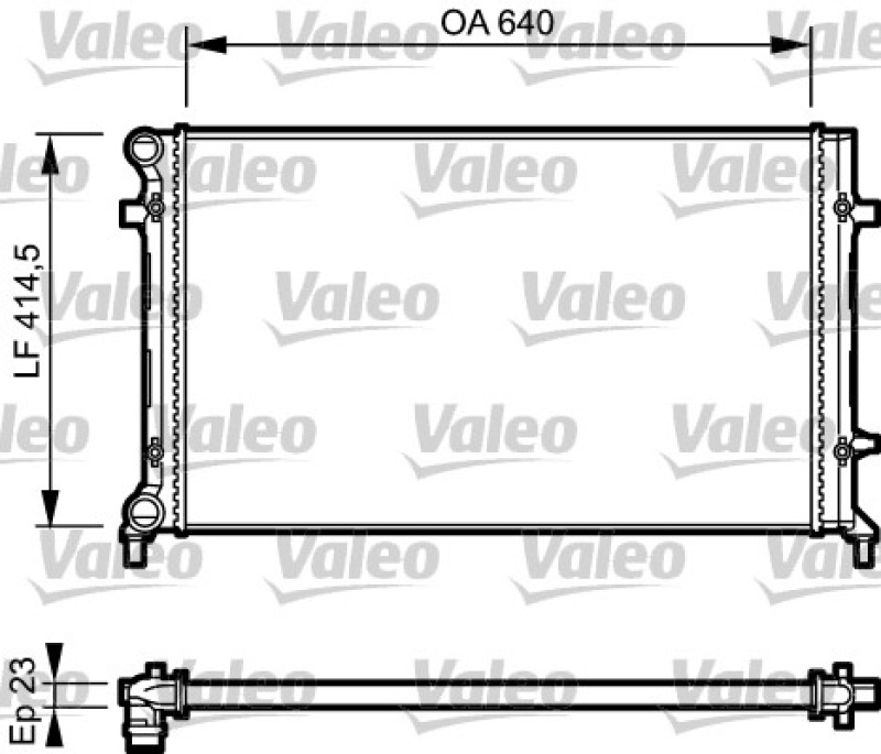 VALEO Radiator, engine cooling