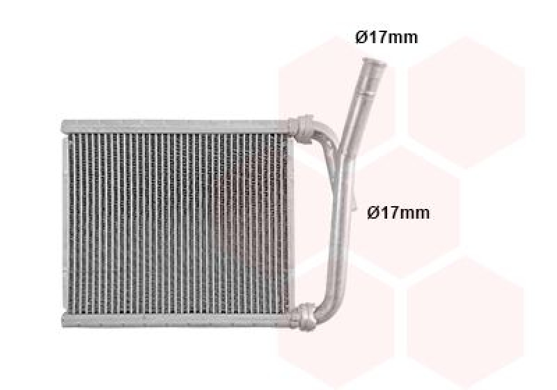VAN WEZEL Wärmetauscher, Innenraumheizung