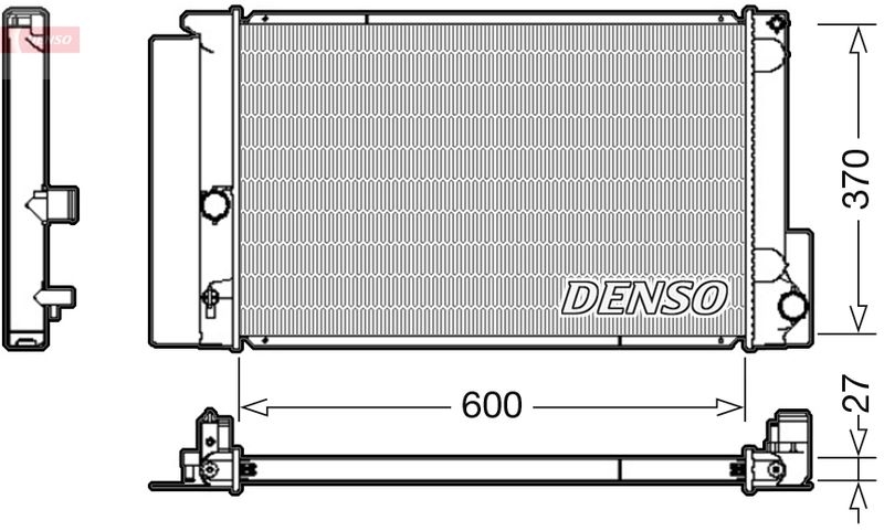 DENSO Radiator, engine cooling