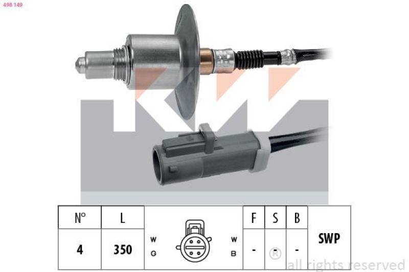 KW Lambdasonde Made in Italy - OE Equivalent