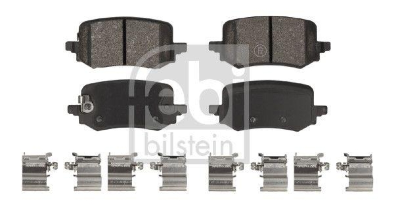 FEBI BILSTEIN Bremsbelagsatz, Scheibenbremse 186404