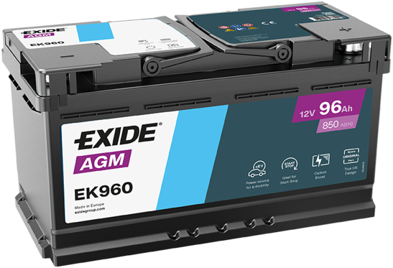 EXIDE Starterbatterie AGM