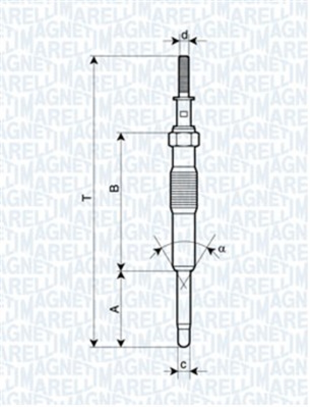 MAGNETI MARELLI Glow Plug