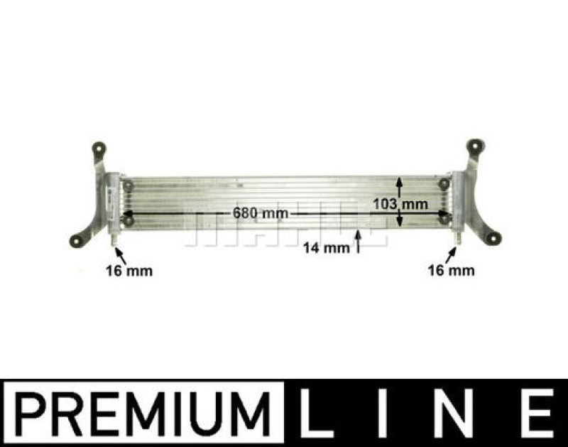 MAHLE Low Temperature Cooler, charge air cooler BEHR *** PREMIUM LINE ***
