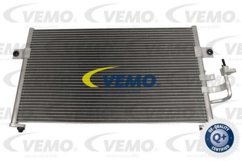 VEMO Condenser, air conditioning Q+, original equipment manufacturer quality