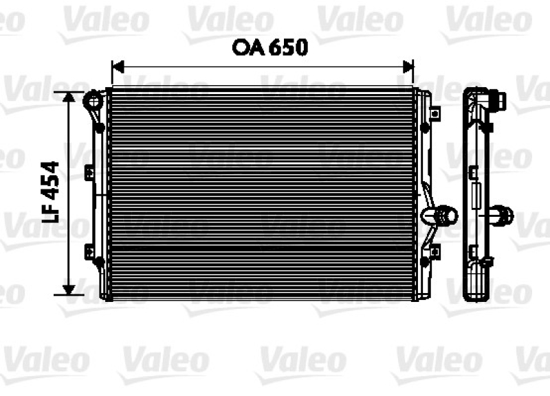 VALEO Radiator, engine cooling