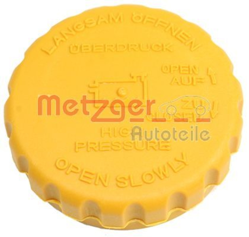 METZGER Cap, coolant tank
