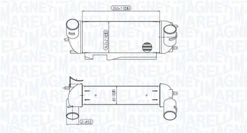 MAGNETI MARELLI Ladeluftkühler